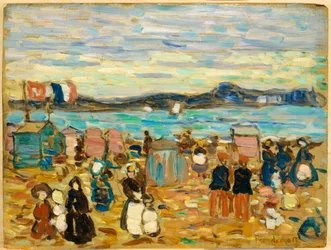 Badezelte, St. Malo, 1907